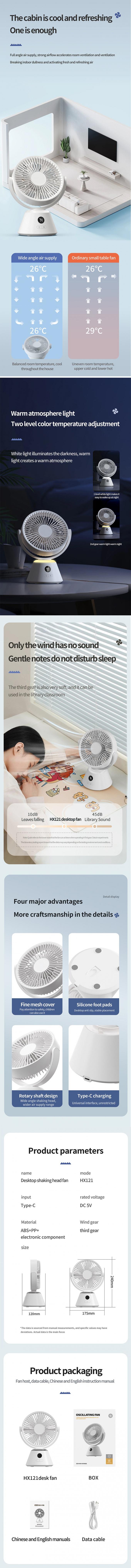 360ÃâÃÂ° Rotatable Ceiling Fan and Table Fan - Features and Design