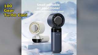 100 Gear Turbo Fan LED Display Foldable