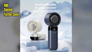 100 Gear Turbo Fan LED Display Foldable