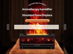Flame Aroma Humidifier with Enhanced Aroma Diffusion and Flame Effect