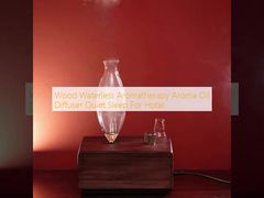 Wood Waterless Aromatherapy Aroma Oil Diffuser Quiet Sleep For Hotel