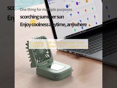 Foldable USB Handheld Fan With 2000mAh Battery For Outdoor Use