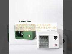 Lightweight Portable Desk Fan with 2000mAh Battery and Humidify Function for Home and Office Use