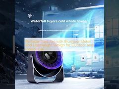 Portable Desk Fan with Brushless Motor and Lightweight Design for Outdoor and Indoor Use