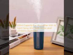 300ml Capacity Car Humidifier With AI Scent Spray And 36db Noise Level Ultrasonic Humidifier