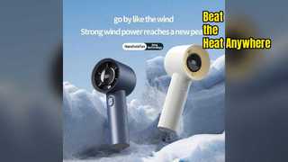 Mini Handheld Fan Portable AC Outdoor Car Use