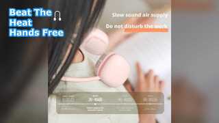 Hands Free Neck Fan Stay Cool On The Go