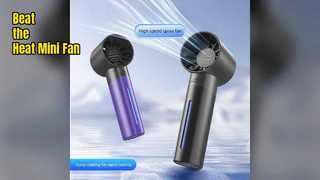 Mini Fan Cool Breeze 1200mAh Rechargeable