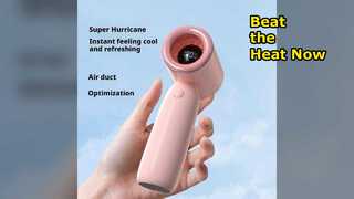 Portable Cooling Fan with Mist for Instant Relief