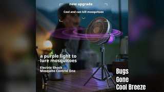UV Mosquito Killer Camping Fan Charge & Cool