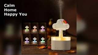Mushroom Rain Cloud Humidifier 7 Color LED