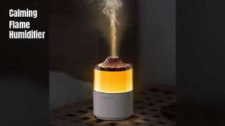 Mini Flame Humidifier Aroma Diffuser USB