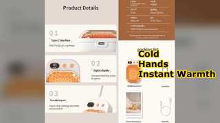 Warm Hands Instantly Rechargeable Hand Warmer