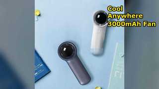 3000mAh Portable Fan Mini Rechargeable Handheld
