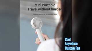 Custom Mini Fan Portable Rechargeable Cooling