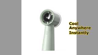 100 Gear Mini Fan Digital Display USB Portable