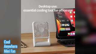 Portable Mini Fan USB Rechargeable Foldable Cooling