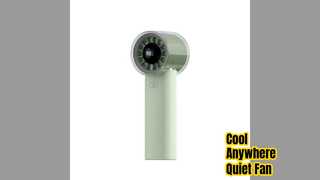 Quiet Mini Fan 100 Speeds Portable USB Digital Display