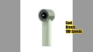 Quiet Mini Fan 100 Speeds USB Portable Digital Display
