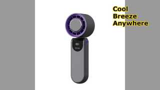 Custom Mini Fan Digital Display 4000mAh