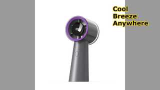 Portable Mini Fan Brushless Motor Digital Display