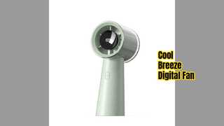 Digital Display Mini Fan 3000mAh Power