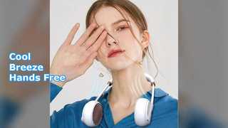 Hands Free Neck Fan Beat Summer Heat