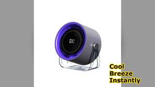 100 Speed Mini Fan USB Digital Display Office Home