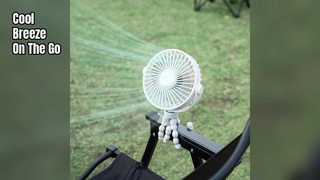 000mAh Rechargeable Stroller Fan