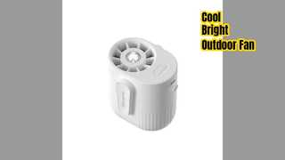 Portable Camping Fan USB Rechargeable Bladeless