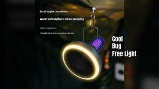 Outdoor Camping Fan Mosquito Light
