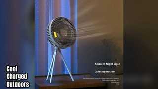 Camping Fan Power Bank in Cool & Charge