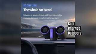 3-in-1 Portable Fan 8000mAh LED Light