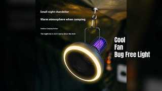 Outdoor Fan Mosquito Repnt LED Light