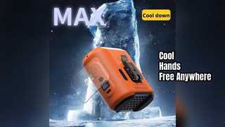 Hands Free Waist Fan Beat Heat Outdoors