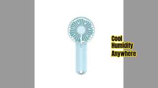 Mini Portable Fan Humidifier Cools You Anywhere
