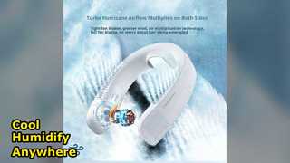 Portable Mini Fan Cools & Humidifies