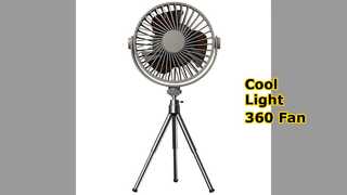Camping Fan Cool Light 360 Rotation