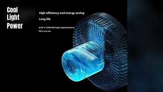 Camping Fan Light Power Bank 10000mAh