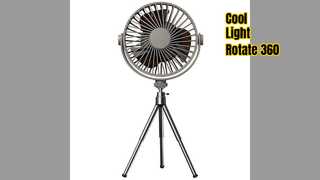 360 Camping Fan Light Cools Any Space