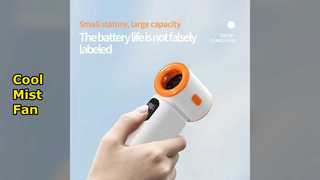 Portable Fan Humidifier Cools You Anywhere