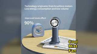 Mini Fan USB Rechargeable High Speed Spray Cooling