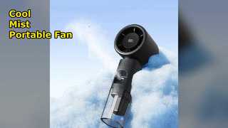 Portable USB Fan: Cool Mist & 100 Wind Speeds
