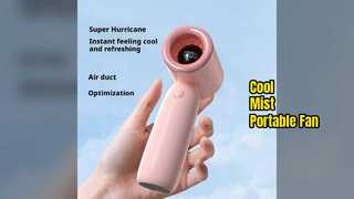 Portable Mini Fan Cool Spray 2000mAh