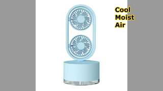 Silent Humidifier Fan Cools & Moistens