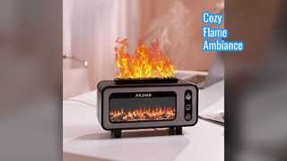 Flame Aroma Humidifier USB Essential Oil Diffuser