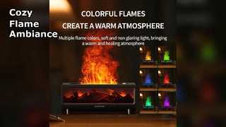 Flame Humidifier Ambiance Home Decor