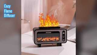 3D Flame Aroma Diffuser USB Humidifier