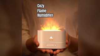 Flame Aroma Humidifier Timer Office Home