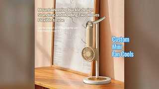 Mini Fan Custom Logo 1200mAh Rechargeable Summer Cooling